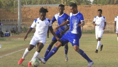 من مباراة الهلال والشرطة القضارف في الدوري