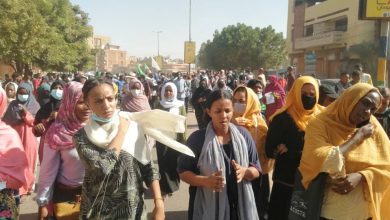 أحد مواكب مليونية 30 نوفمبر بالعاصمة الخرطوم - إرشيفية