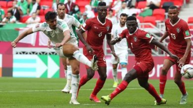 من مباراة المنتخب السوداني ونظيره الجزائري - إرشيفية