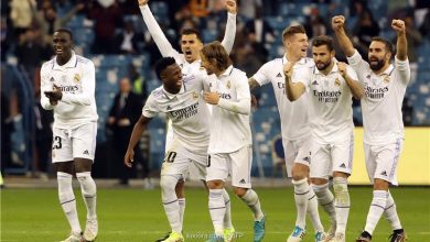 فرحة لاعبي ريال مدريد