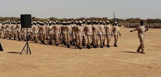 دفعة من قوات حماة السلام التابعة لحركة تحرير السودان بقيادة مناوي