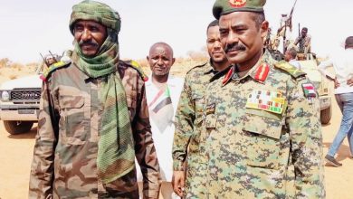 اللواء النور القبة يستقبل العميد المنشق من الدعم السريع موسى خمسين
