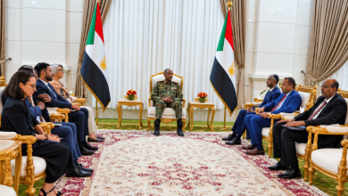 أعضاء الالية الخماسية التقوا رئيس مجلس السيادة عبد الفتاح البرهان في الخرطوم- الاربعاء 2026