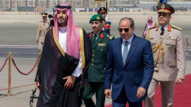 الرئيس المصري -يمين - استقبل غب القاهرة ولي العهد السعودي محمد بن سلمان- الثلاثاء 15 سبتمبر 2026-