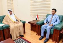 السفير السعودي خلال لقائه الأربعاء الممثل الخاص لرئيس الوزراء الحسين الخليفة الصديق الحفيان في الخرطوم