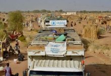 مساعدات برنامج الأغذية تصل إلى النازحين في طويلة.. صورة ل "WFP"
