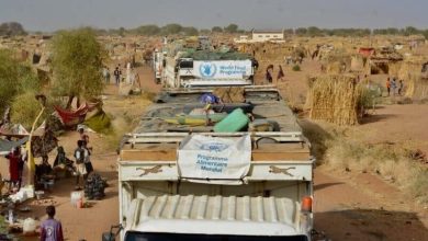 مساعدات برنامج الأغذية تصل إلى النازحين في طويلة.. صورة ل "WFP"