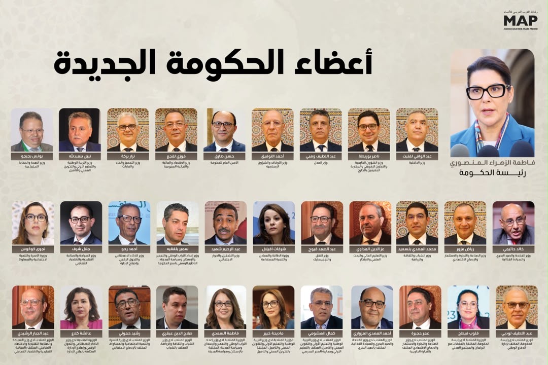 الحكومة المغربية الجديدة