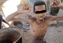 اسرى احتجزتهم الدعم السريع وسط ظروف سيئة بدا عليهم الاعياء الشديد - ارشيف