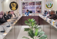 لقاء وزير الثروة الحيوانية السوداني مع الرئيس التنفيذي لشركة اتحاد المستقبل القابضة القطرية في الخرطوم.