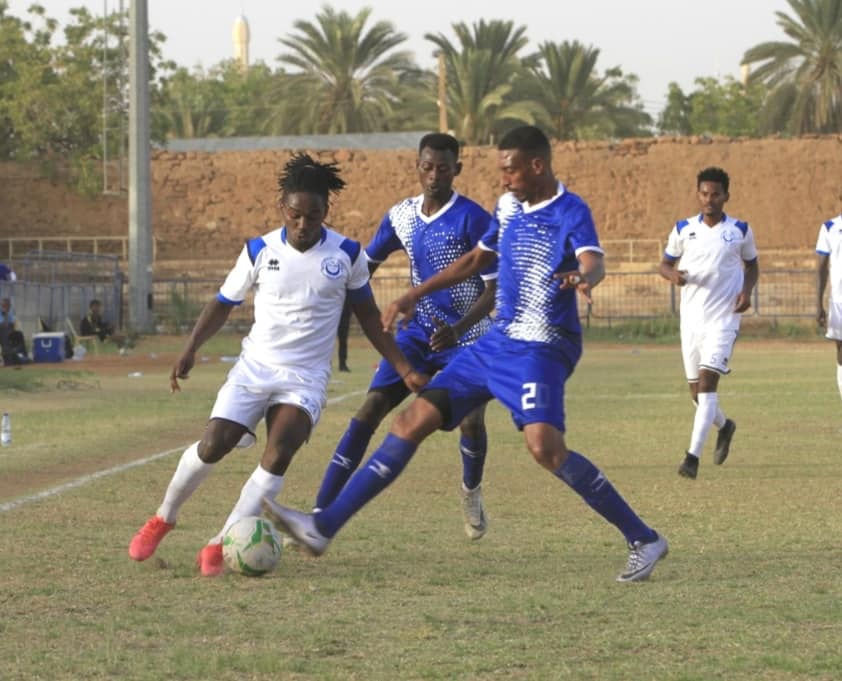 من مباراة الهلال والشرطة القضارف في الدوري