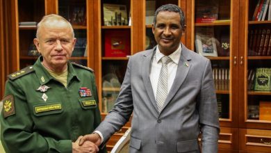 "حميدتي" يبحث مع نائب وزير الدفاع الروسي تعزيز التعاون العسكري