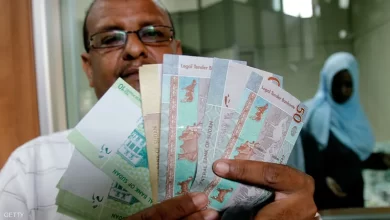 الجنيه السوداني يتراجع أمام الدولار. أرشيف