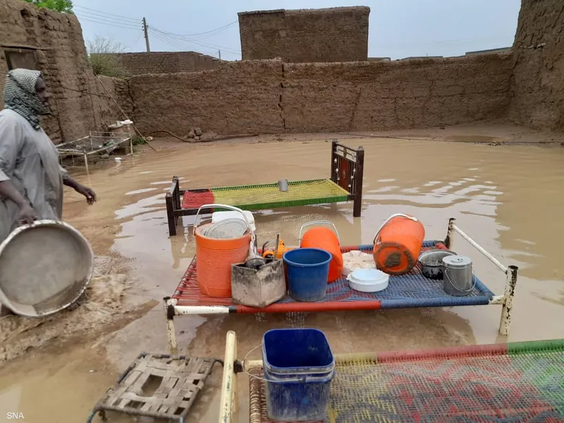 السيول اجتاحت المنازل في العديد من القرى السودانية
