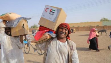 توزيع المساعدات الإماراتية على المتضررين في السودان