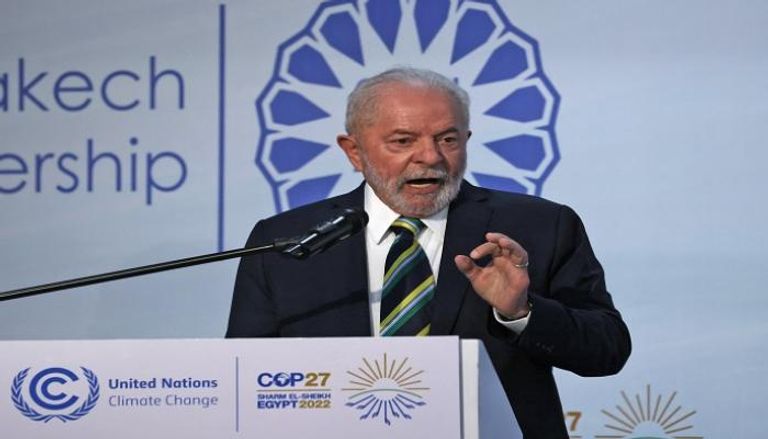 الرئيس البرازيلي المنتخب لويس إينياسيو لولا دا سيلفا في كوب 27