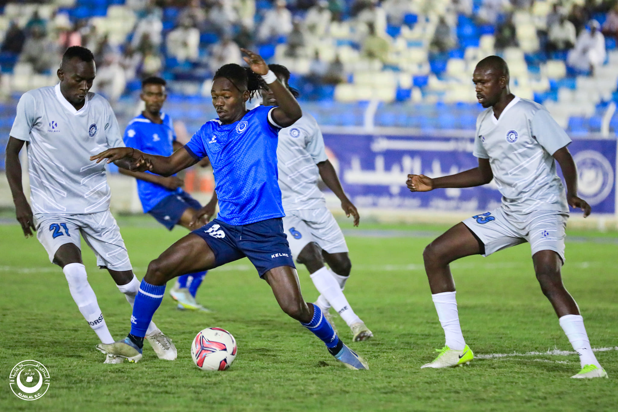 من مباراة الهلال وحي العرب