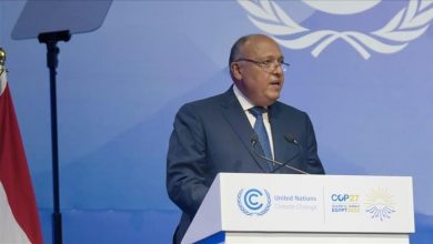 وزير الخارجية المصري رئيس مؤتمر المناخ الأممي سامح شكري