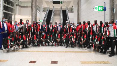 المنتخب السوداني خلال احدى زيارته لدولة الإمارات